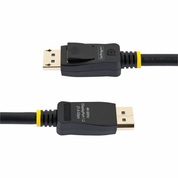 StarTech.com 10ft (3m) VESA Certified DisplayPort Cable - 10 Pack - DisplayPort 1.2 Cable with Latches, 4K 60Hz UHD - Latching DP Connectors - Image 4