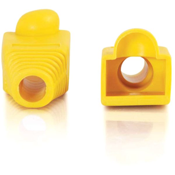 C2G RJ45 Snagless Boot Cover (6.0mm OD) - Yellow - 50pk - Image 3