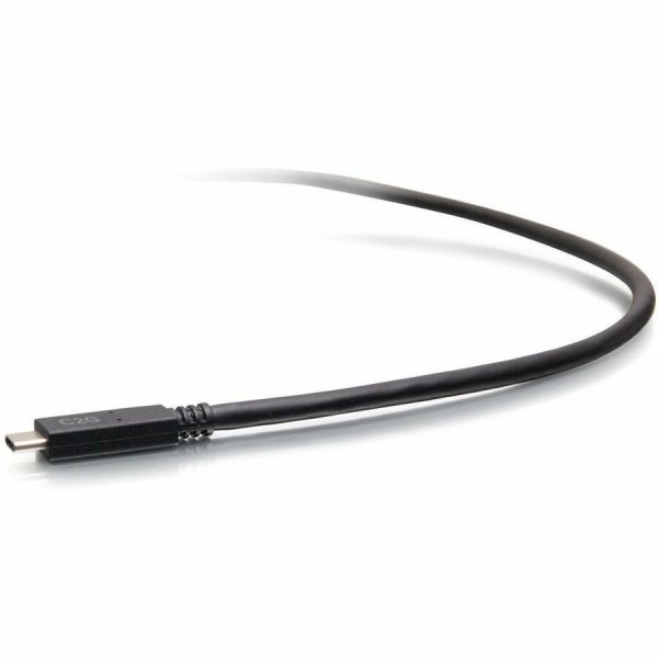 C2G 6ft (1.8m) USB-C® Male to USB-C Male Cable (20V 5A) - USB 3.2 Gen 1 (5Gbps) - Image 2