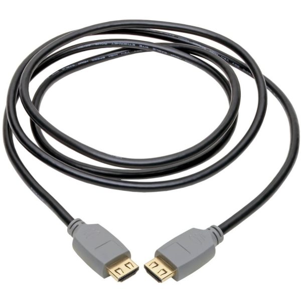 Eaton Tripp Lite Series 4K HDMI Cable (M/M) - 4K 60 Hz, HDR, 4:4:4, Gripping Connectors, Black, 6 ft. - Image 2