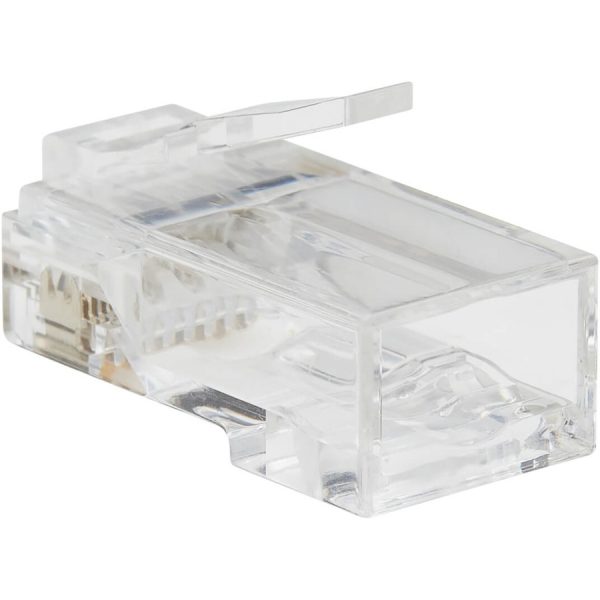 Eaton Tripp Lite Series Cat6 RJ45 Pass-Through UTP Modular Plug, 100 Pack, TAA - Image 3