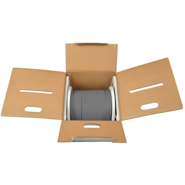 Eaton Tripp Lite Series Cat6 Gigabit Solid Core UTP PVC Bulk Ethernet Cable, Gray, 1000 ft. (304.8 m), TAA - Image 4