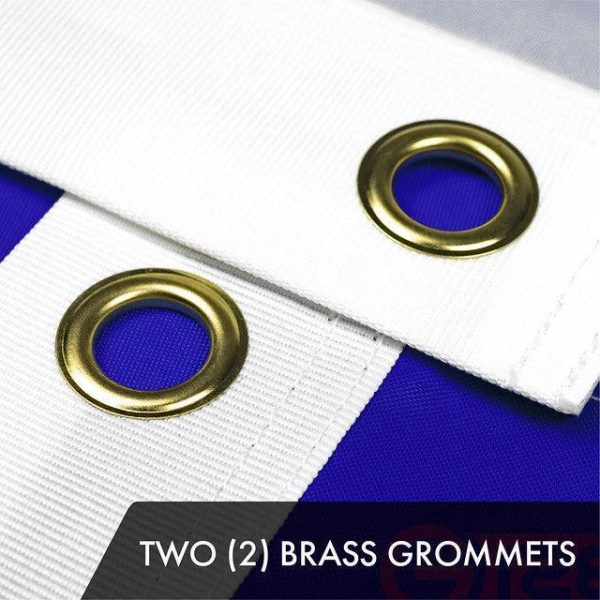 Christian Flag 3x5 Ft 5-Pack Embroidered Polyester By G128 - Image 2