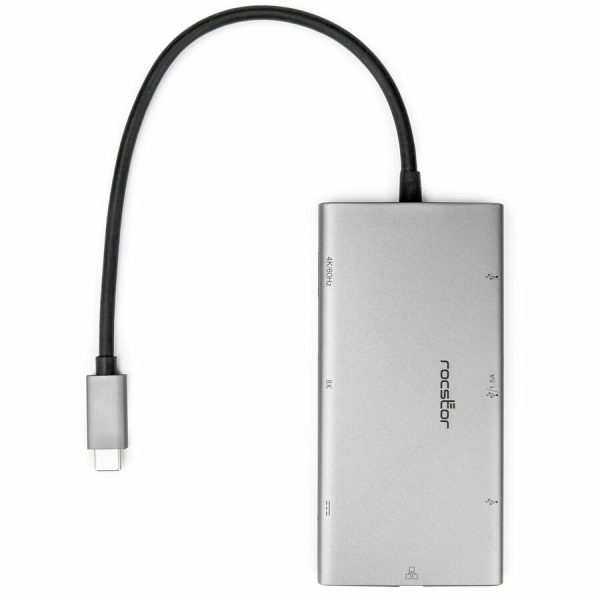 Rocstor Premium USB-C Dual Display Portable Dock Multiport Adapter - Image 7