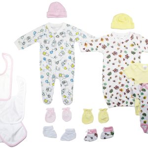 Newborn Baby Girls 11 Pc  Baby Shower Gift Set Ls_0135