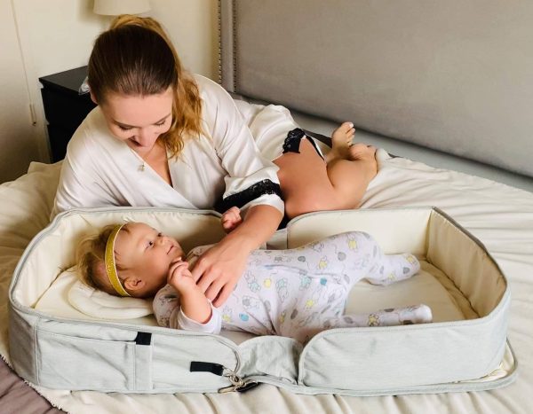 Diaper Bag And Portable Foldable Changing Table 808.diaper.bag