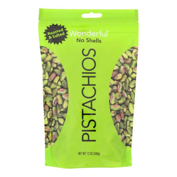 Wonderful Pistachios Roasted & Salted Pistachios - Case of 12 - 12 OZ - Image 3