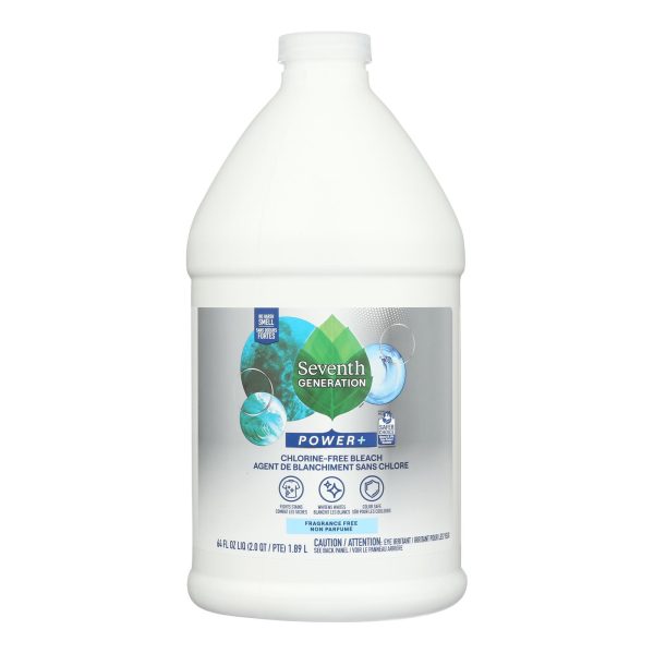 Seventh Generation Chlorine Free Bleach - Free and Clear - Case of 6 - 64 Fl oz. - Image 2