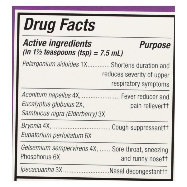 Nature's Way - Umcka Cold - Flu - Intensive - 4 oz - Image 2