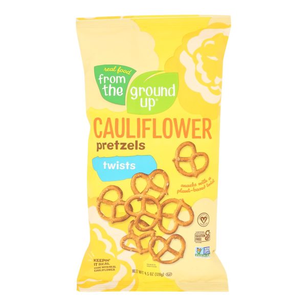 From The Ground Up - Cauliflower Pretzel Sticks - Twist - Case of 12 - 4.5 oz. - Image 2