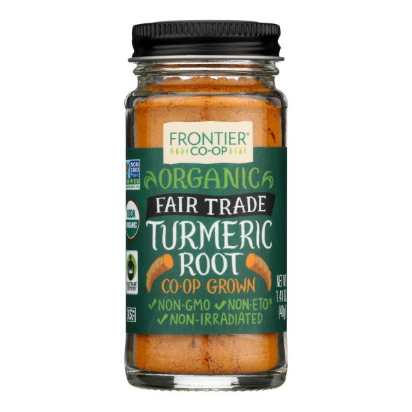 Frontier Herb Turmeric Root - Organic - Fair Trade Certified - Ground - 1.41 oz