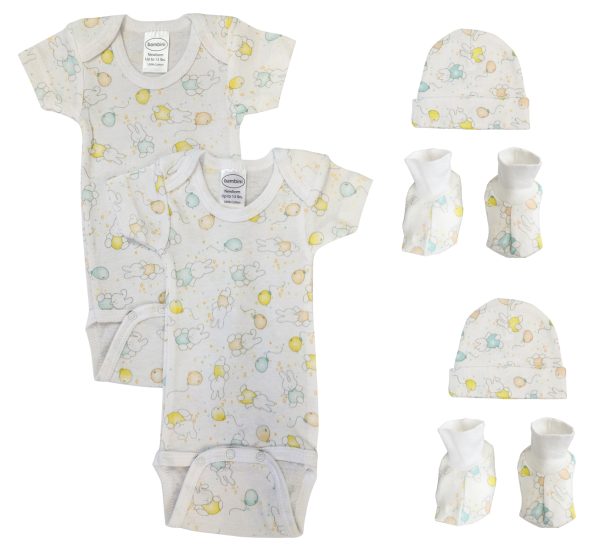 Unisex Newborn Baby 6 Pc  Sets Nc_0657