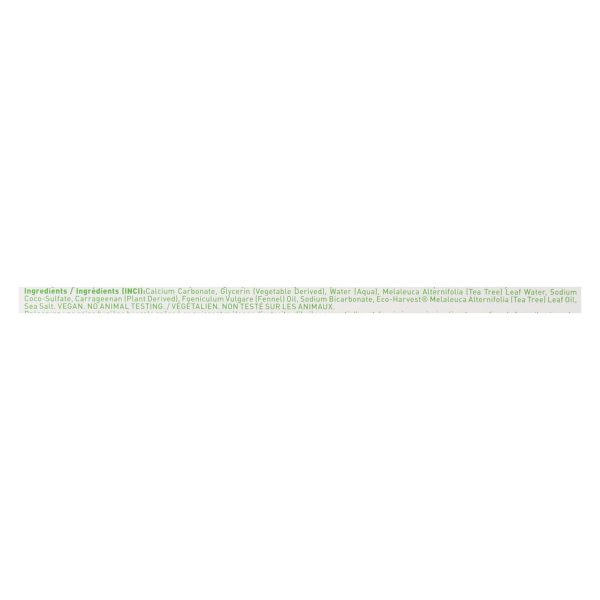 Desert Essence - Natural Tea Tree Oil Toothpaste Fennel - 6.4 oz - Image 2