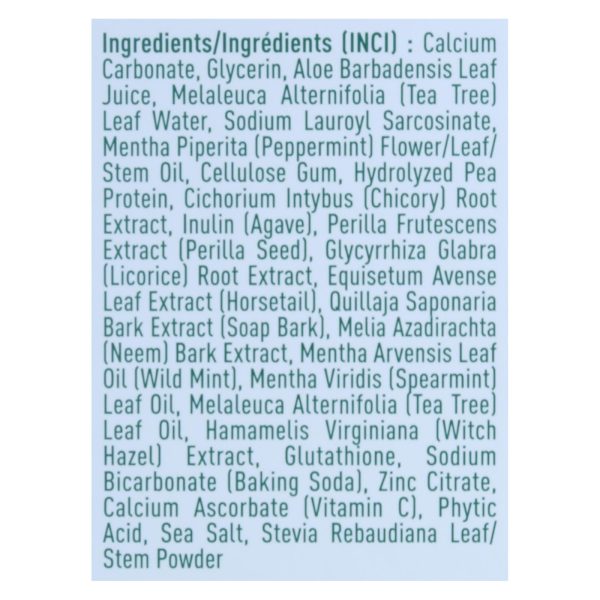 Desert Essence - Tthpst Prebio Mint - 1 Each - 6.25 OZ