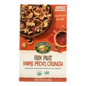 Nature's Path Maple Pecan Crunch - Flax Plus - Case of 12 - 11.5 oz.