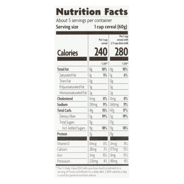 Nature's Path Maple Pecan Crunch - Flax Plus - Case of 12 - 11.5 oz. - Image 2