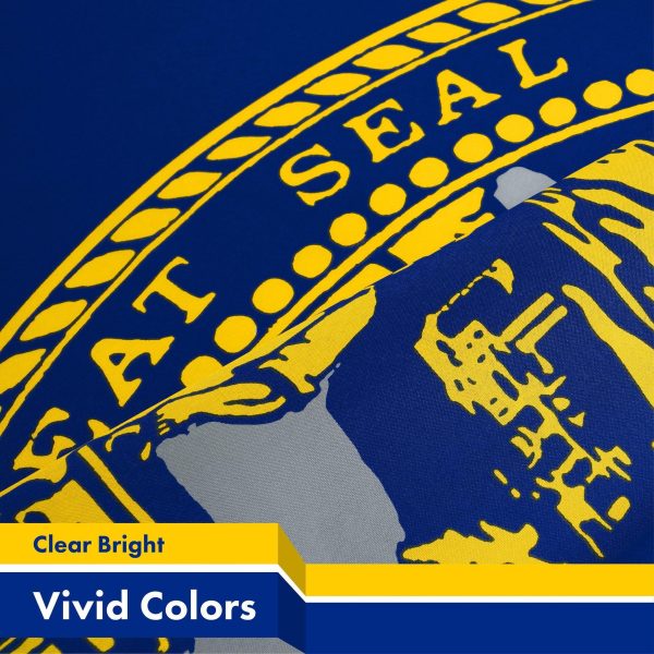 G128 10 Pack: Nebraska NE State Flag | 3x5 Ft | LiteWeave Pro Series Printed 150D Polyester | Indoor/Outdoor, Vibrant Colors, Brass Grommets, Thicker and More Durable Than 100D 75D Polyester - Image 3