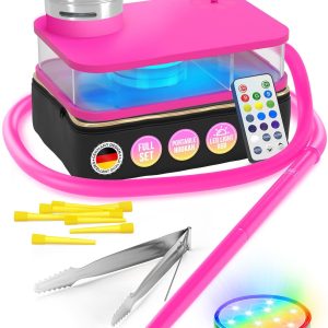 Pink Hookah Set   Premium Portable Hookah Set With Everything And Bag