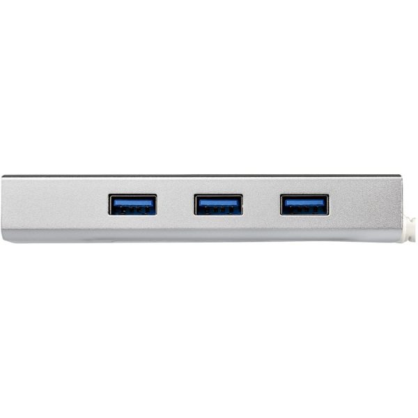 StarTech.com 3-Port USB Hub with Ethernet, USB-A Ports, Gigabit Ethernet/GbE, USB 5Gbps, Bus-Powered, Portable Laptop USB 3.0 Hub - Image 5