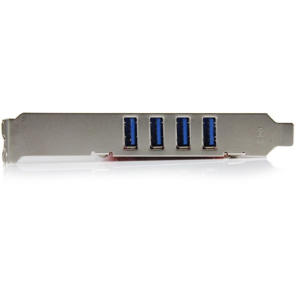 StarTech.com 4 Port PCI SuperSpeed USB 3.0 Adapter Card with SATA/SP4 Power - 5Gbps - Image 3