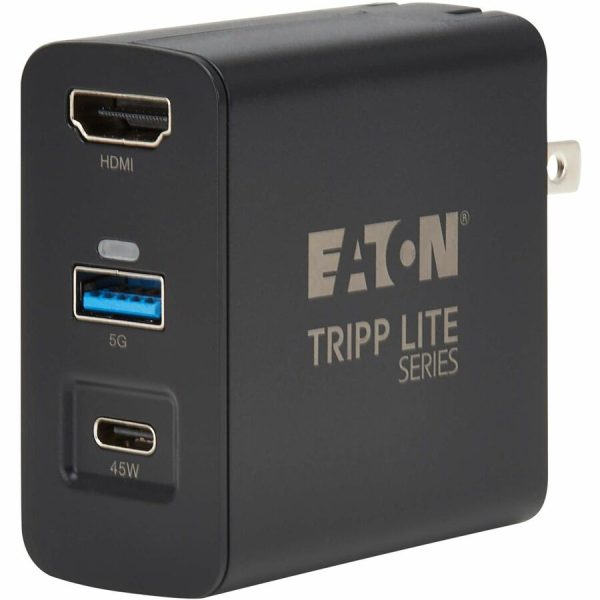 Eaton Tripp Lite Series Travel-Sized USB-C Dock and Charger - 4K HDMI, USB 3.2 Gen 1, 45W PD Charging - Image 2