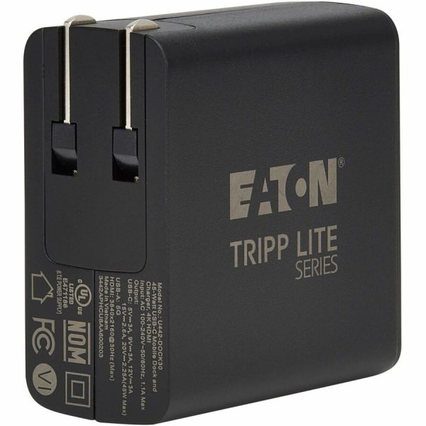 Eaton Tripp Lite Series Travel-Sized USB-C Dock and Charger - 4K HDMI, USB 3.2 Gen 1, 45W PD Charging - Image 6