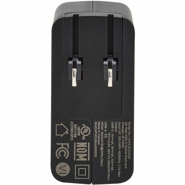 Eaton Tripp Lite Series Travel-Sized USB-C Dock and Charger - 4K HDMI, USB 3.2 Gen 1, 45W PD Charging - Image 8