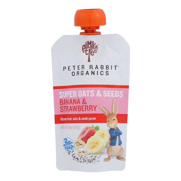 Peter Rabbit Organics - Oats&seeds Bana&straw - Case of 10 - 4 OZ - Image 2