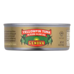 Genova - Yellowfin Tuna In Olv Oil - Case of 12-5 OZ