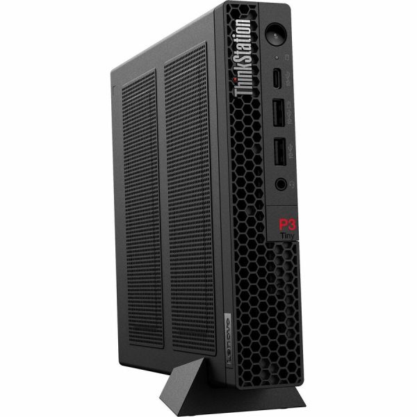 Lenovo ThinkStation P3 30H00072US Workstation - 1 Core i7 14th Gen i7-14700 - vPro Technology - 16 GB - 512 GB SSD - Tiny - Black - Image 2