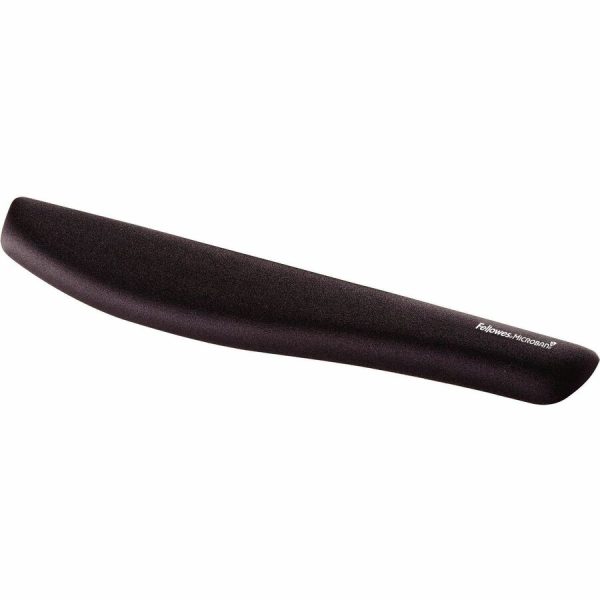 Fellowes® PlushTouch™ Foam Keyboard Wrist Rest with MICROBAN® - Black (9252101) - Image 2