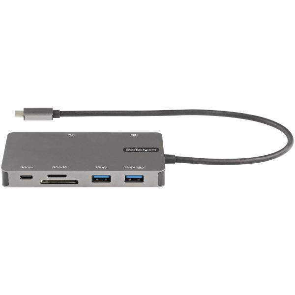 StarTech.com USB C Multiport Adapter, HDMI 4K 30Hz or VGA, 5Gbps USB 3.0 Hub (USB A / USB C Ports), 100W Power Delivery, SD/Micro SD, GbE - Image 3