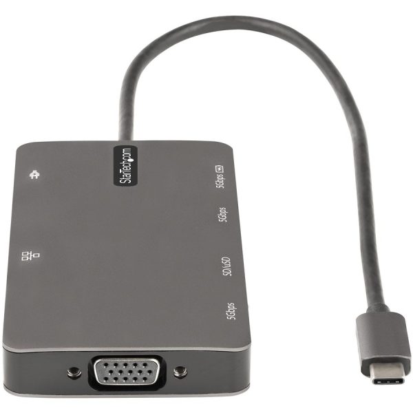 StarTech.com USB C Multiport Adapter, HDMI 4K 30Hz or VGA, 5Gbps USB 3.0 Hub (USB A / USB C Ports), 100W Power Delivery, SD/Micro SD, GbE - Image 5