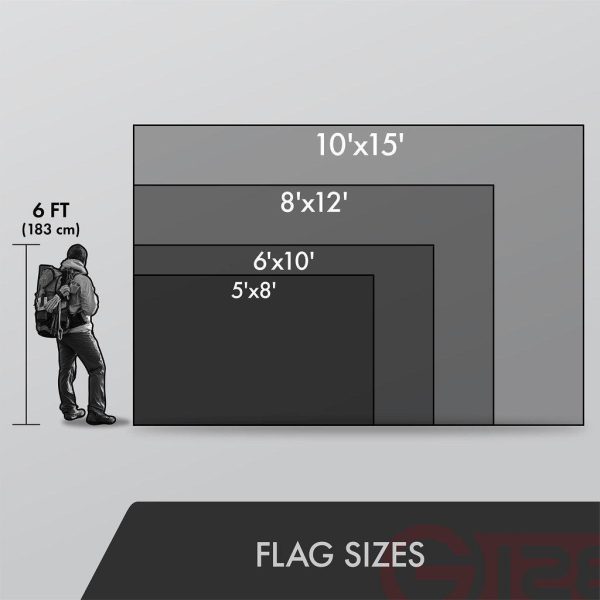 G128 3 Pack: Betsy Ross Tea-Stained Flag | 5x8 Ft | ToughWeave Pro Series Embroidered 420D Polyester | Historical Flag, Embroidered Design, Indoor/Outdoor, Brass Grommets, High Quality - Image 8