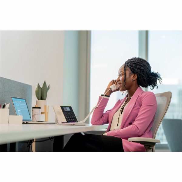 Poly Edge E220 IP Phone - Corded - Corded/Cordless - Bluetooth - Desktop, Wall Mountable - Black - Image 8
