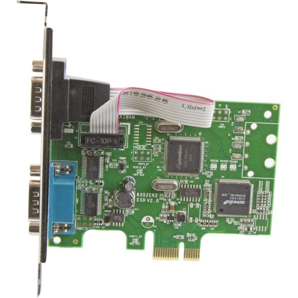 StarTech.com PCI Express Serial Card â€" 2 port â€" Dual Channel 16C1050 UART â€" Serial Port PCIe Card â€" Serial Expansion Card - Image 2