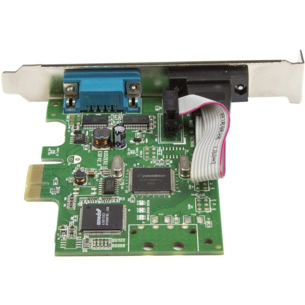 StarTech.com PCI Express Serial Card â€" 2 port â€" Dual Channel 16C1050 UART â€" Serial Port PCIe Card â€" Serial Expansion Card - Image 3