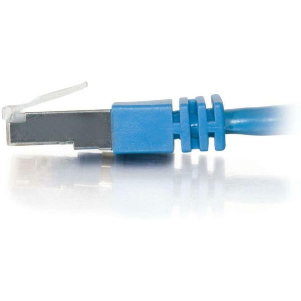 C2G-3ft Cat5e Molded Shielded (STP) Network Patch Cable - Blue - Image 4