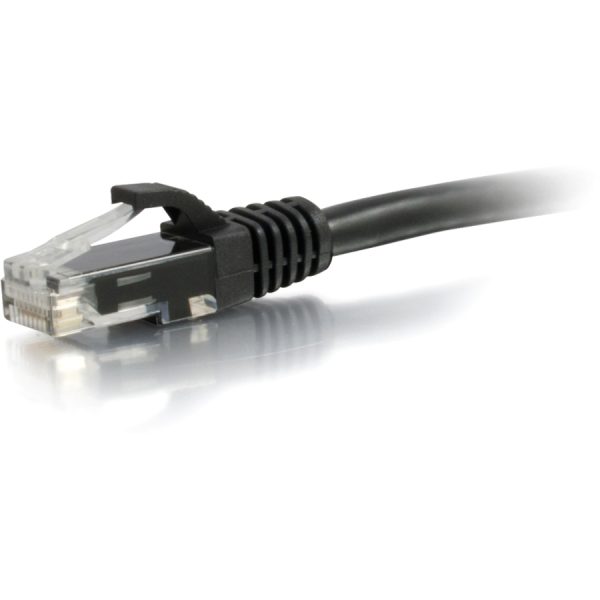 C2G 1ft Cat6 Ethernet Cable - Snaglass Unshielded (UTP) - Black - Image 2