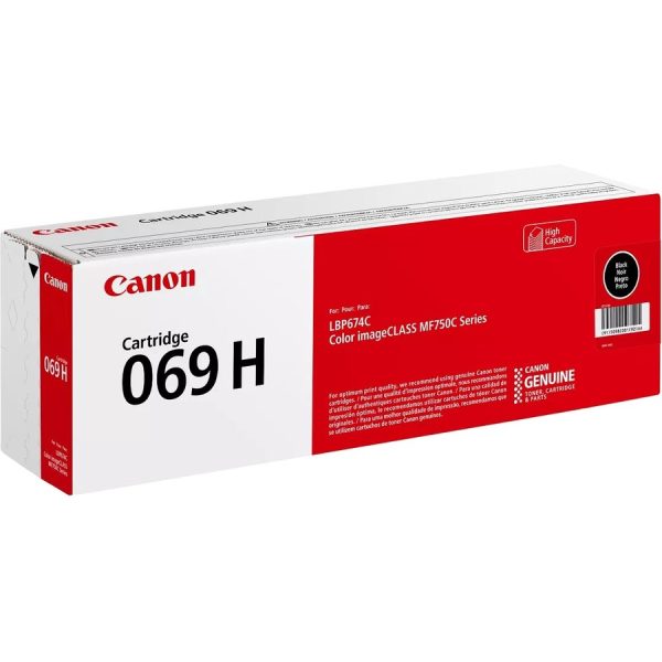 Canon 069 Original High Yield Laser Toner Cartridge - Black - 1 Pack - Image 5