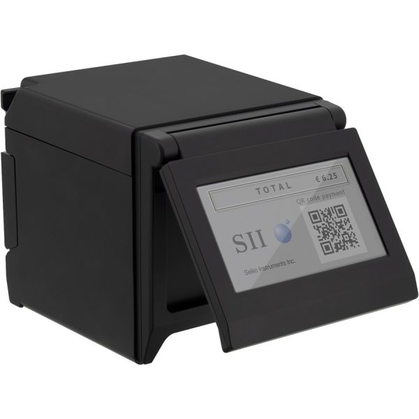 Seiko RP-F10 Black Desktop Direct Thermal Receipt / POS USB High Speed Printer With Cutter - Image 3