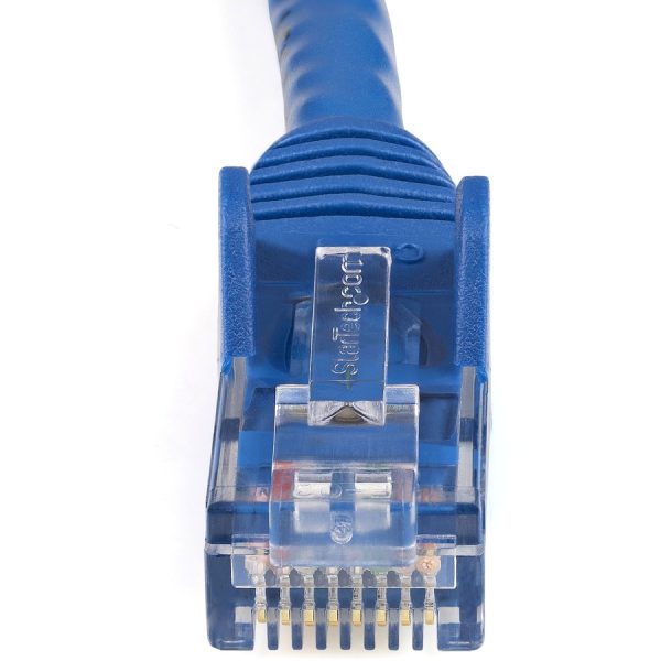 StarTech.com 6in CAT6 Ethernet Cable - Blue Snagless Gigabit - 100W PoE UTP 650MHz Category 6 Patch Cord UL Certified Wiring/TIA - Image 2