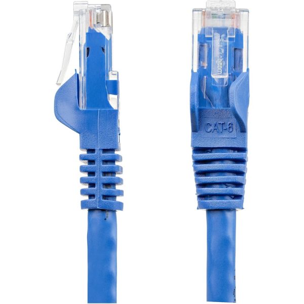 StarTech.com 6in CAT6 Ethernet Cable - Blue Snagless Gigabit - 100W PoE UTP 650MHz Category 6 Patch Cord UL Certified Wiring/TIA - Image 3