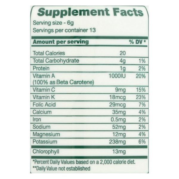 Green Foods Dr Hagiwara Green Magma Barley Grass Juice Powder - 2.8 oz