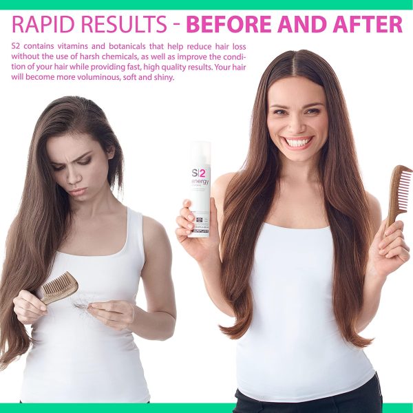S2 Anti Hair Loss Biotin Shampoo   Natural Hair Thickening Shampoo for All Hair Types   Professional Sulfate Free Hair Growth Solution for Men and Women Infused with Peppermint and Eucalyptus by - Image 2