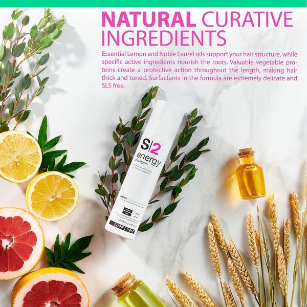 S2 Anti Hair Loss Biotin Shampoo   Natural Hair Thickening Shampoo for All Hair Types   Professional Sulfate Free Hair Growth Solution for Men and Women Infused with Peppermint and Eucalyptus by - Image 5