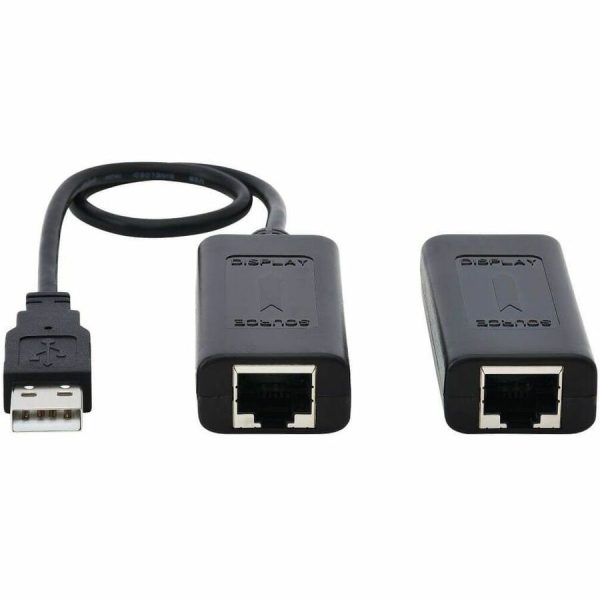 Eaton Tripp Lite Series 1-Port USB over Cat5/Cat6 Extender Kit with Power over Cable - USB 2.0, Up to 164.04 ft. (50M), Black, TAA - Image 3