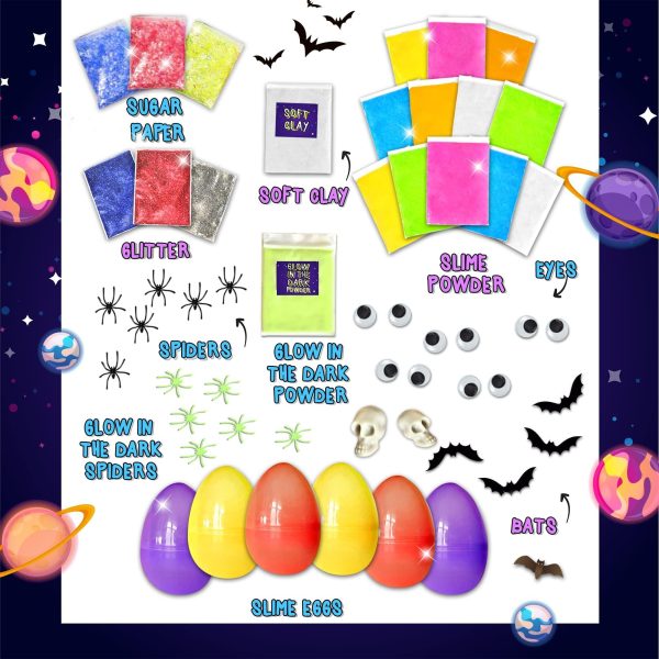 Galaxy & Glow In The Dark Slime Kit For Boys And Girls Make 25 Oz Of Butter - Image 4