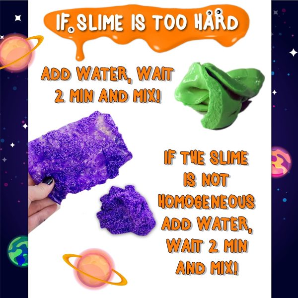 Galaxy & Glow In The Dark Slime Kit For Boys And Girls Make 25 Oz Of Butter - Image 6