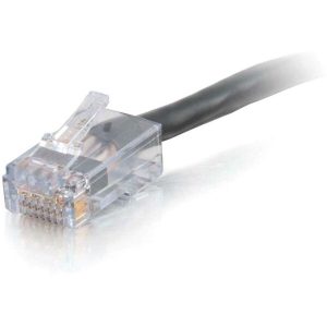 C2G 10ft Cat6 Non-Booted Network Patch Cable (Plenum-Rated) - Black
